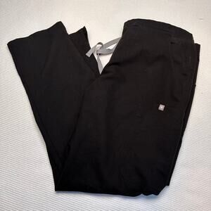 Figs technical scrub pants black size large